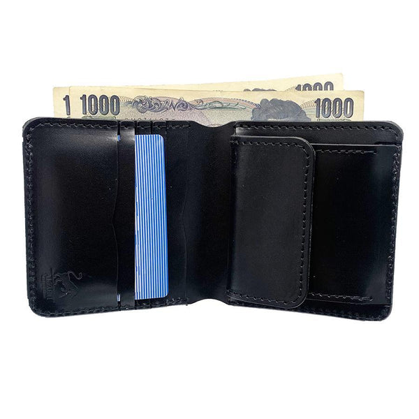 ミニマム財布 フラワーエンボス