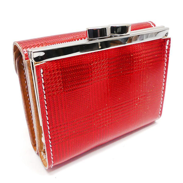 プチウォレット フロッグ グレンチェック