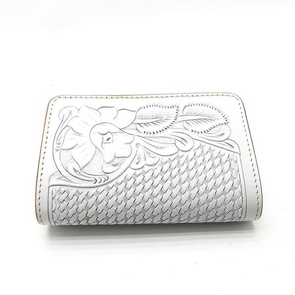 518タイプ メキシコクラフト 19039・花バスケット <熟成革>