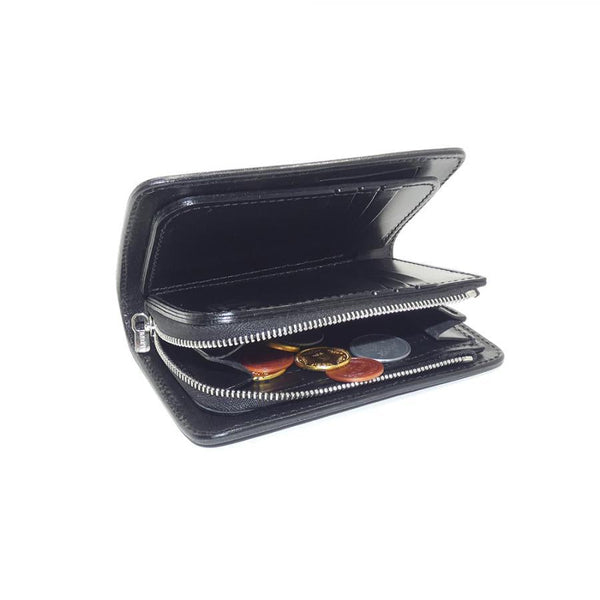 ハーフ財布 L字コイン シャーク