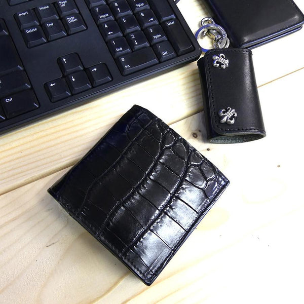 ショートBOX財布 シャムワニ