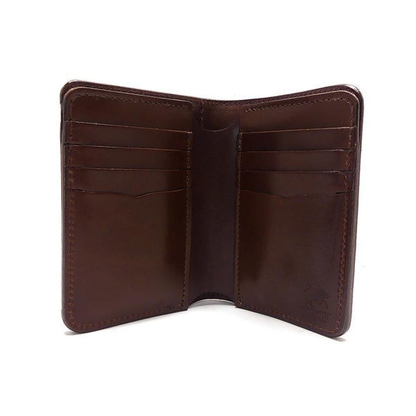 ハーフ財布 両面カード アウトポケット インディ