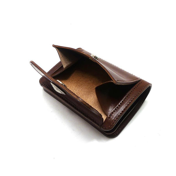 ハーフ財布 両面カード アウトポケット インディ