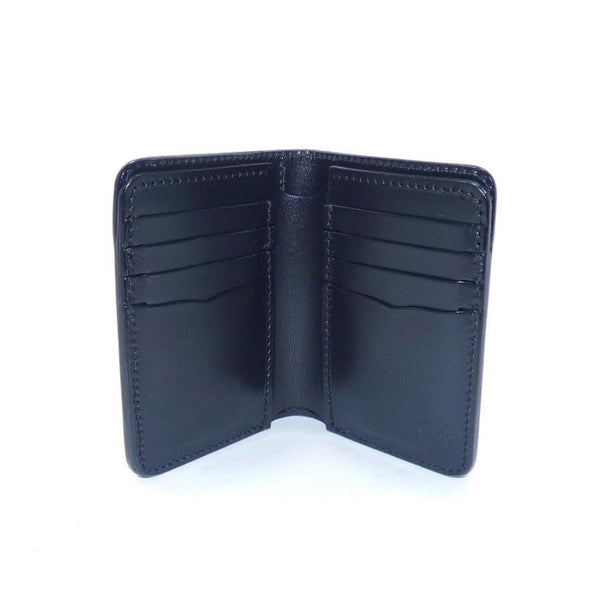 ハーフ財布 両面カード アウトジッパー インディ