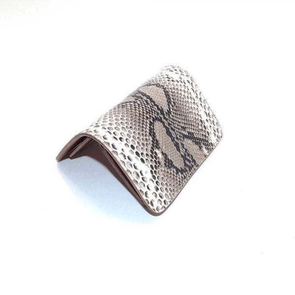 ハーフ財布 L字コイン パイソン