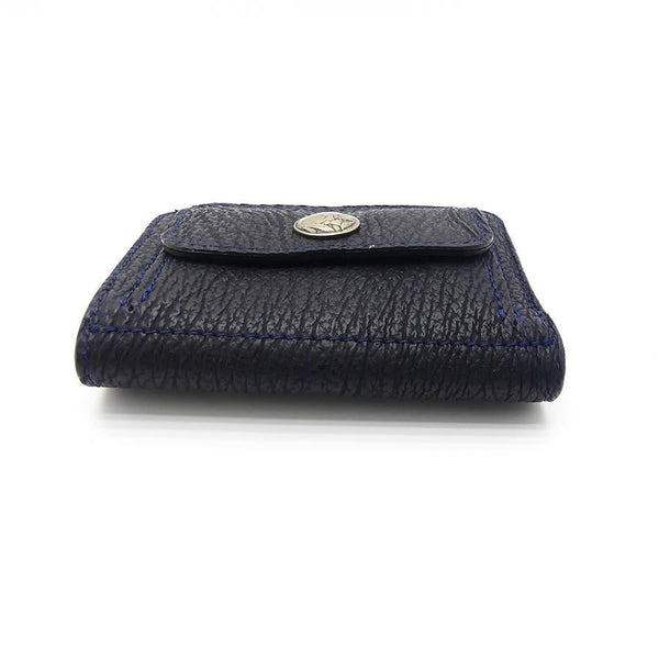 ハーフ財布 両面カード アウトポケット シャーク