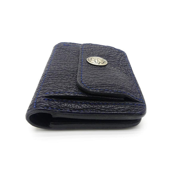 ハーフ財布 両面カード アウトポケット シャーク