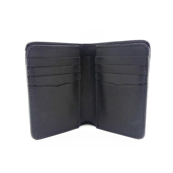 ハーフ財布 両面カード アウトポケット シャーク