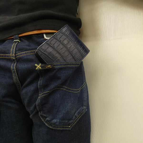 ショート財布 ナイルクロコ