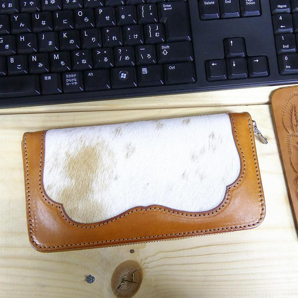 FRF財布スマート 額縁ハラコ