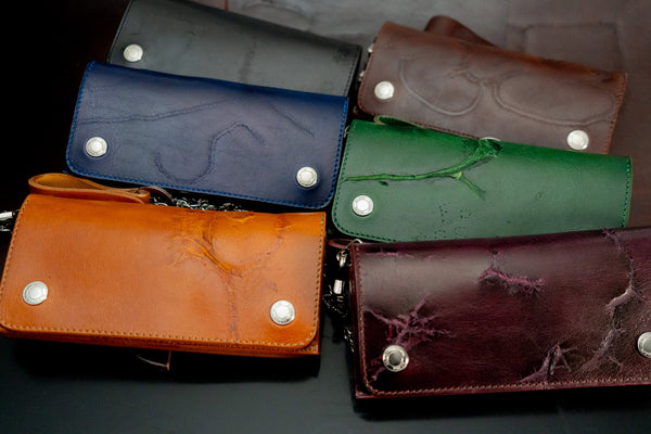 焼印トラッカーウォレット　ロング　