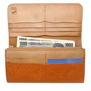 二つ折りF ベロ無し ペイズリー