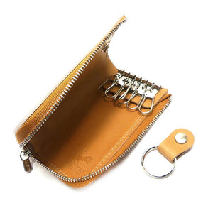 L字ファスナー6連キーケース