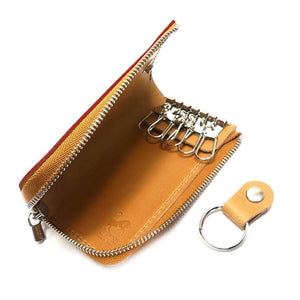 L字ファスナー6連キーケース