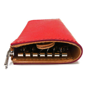 L字ファスナー6連キーケース