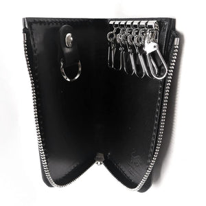 L字ファスナー6連キーケース