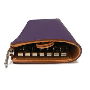 L字ファスナー6連キーケース