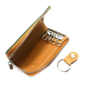 L字ファスナー6連キーケース