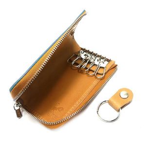 L字ファスナー6連キーケース