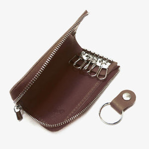 L字ファスナー6連キーケース