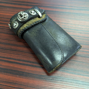 Ｗ様限定　三つ折り長財布Wステッチカラー変更と修理