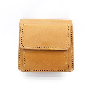 ミニマム財布両面カード アウトポケット　サドル