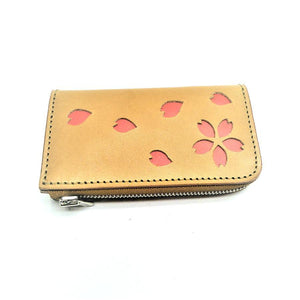 L字ファスナー 6連キーケース 桜