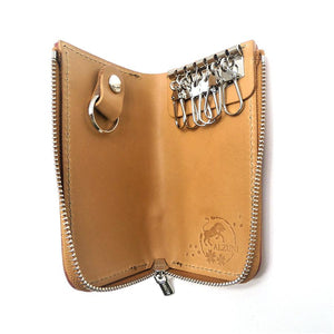 L字ファスナー 6連キーケース 桜