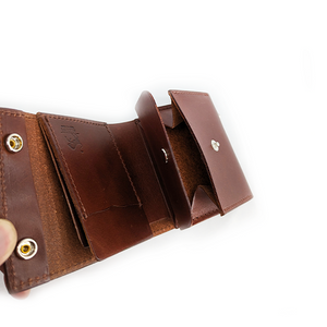 ミニ財布スクエア ホック