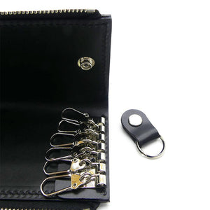 L字ファスナー 6連キーケース シャーク