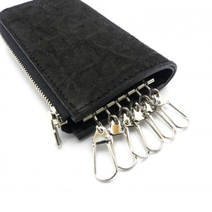 L字ファスナー6連キーケース　ゾウ