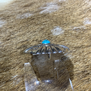 40ｍｍバックル（ターコイズ柄NO1）