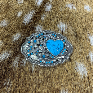 40ｍｍバックル（ターコイズ柄NO2）