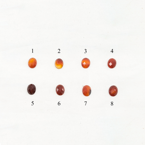 印台コンチョ　カットカーネリアン　8x10