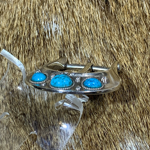 35ｍｍ帆型美錠（ターコイズ柄）