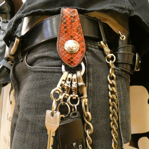 1467タイプ　貼り合わせキーホルダーパイソン