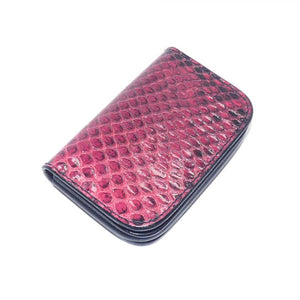 1355タイプ　名刺入れ　パイソン表貼り