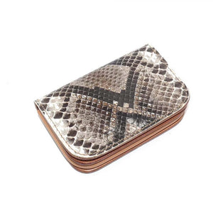 1355タイプ　名刺入れ　パイソン表貼り