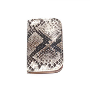 1355タイプ　名刺入れ　パイソン表貼り