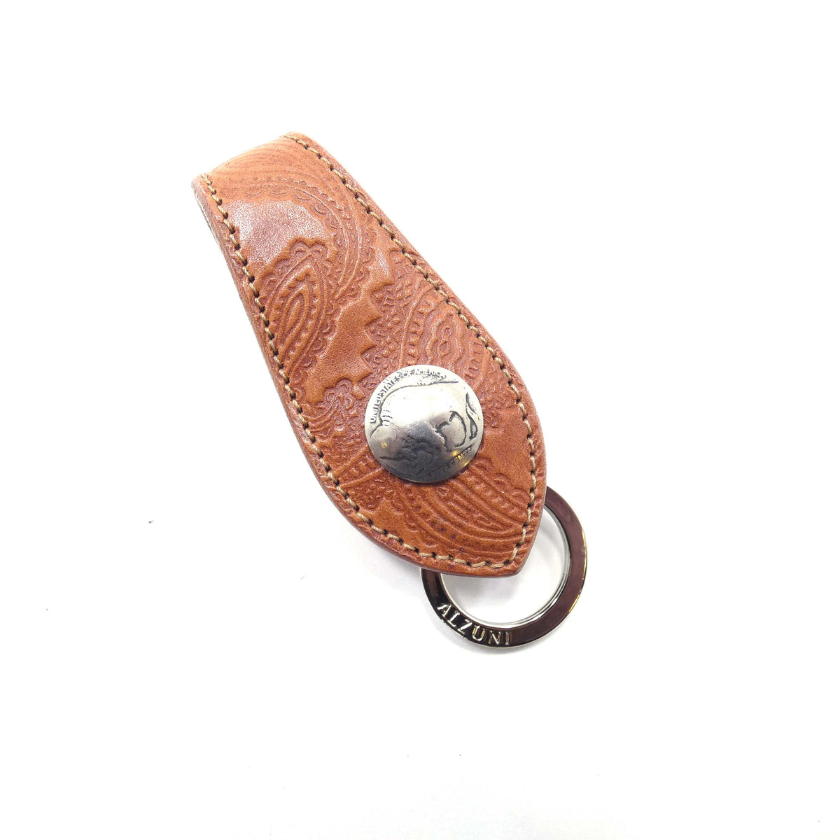 貼り合わせキーホルダー　ペイズリー