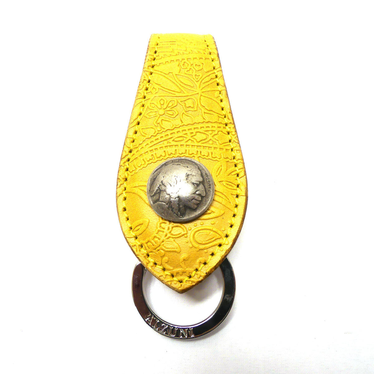 貼り合わせキーホルダー　ペイズリー