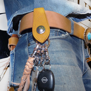 1467タイプ　貼り合わせキーホルダー　ペイズリー