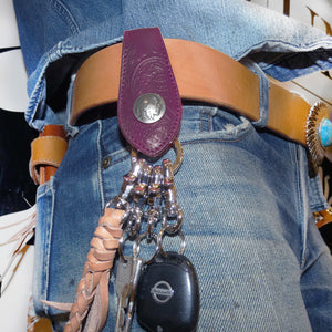 1467タイプ　貼り合わせキーホルダー　ペイズリー