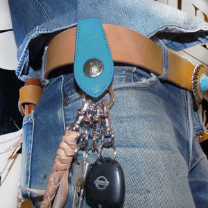 1467タイプ　貼り合わせキーホルダー　ペイズリー