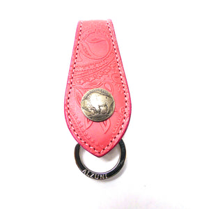 貼り合わせキーホルダー　ペイズリー