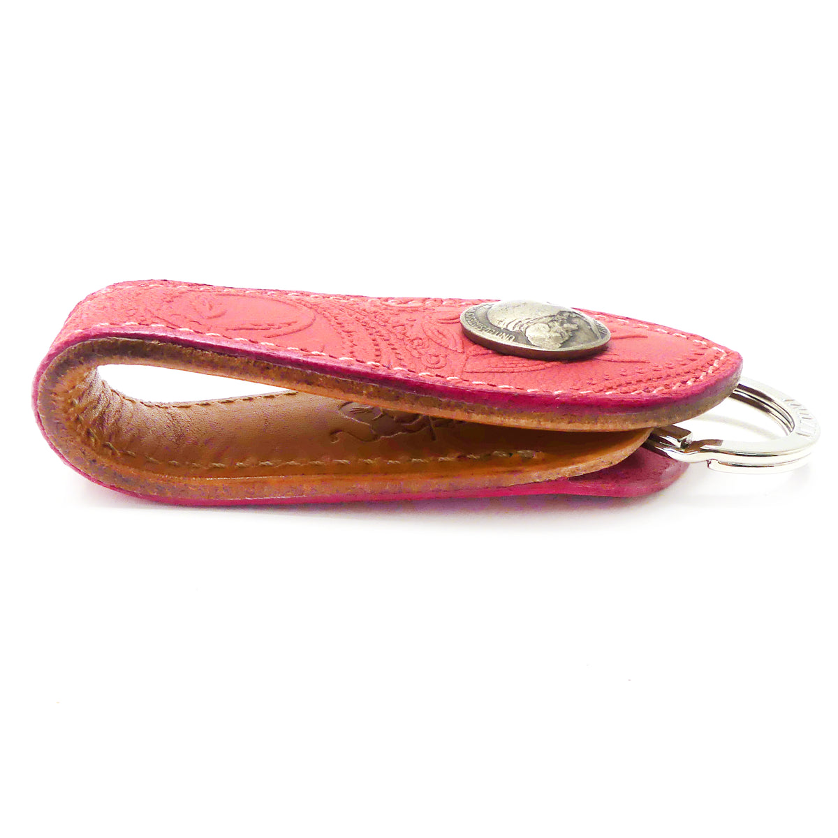 1467タイプ　貼り合わせキーホルダー　ペイズリー