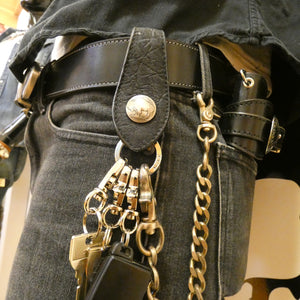 1467タイプ　貼り合わせキーホルダー　エレファントレザー