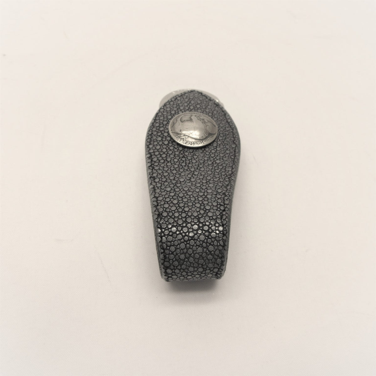 1467タイプ　貼り合わせキーホルダー　銀擦りエイ