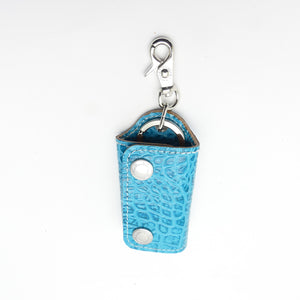 スマートキーホルダー クロコ型押し