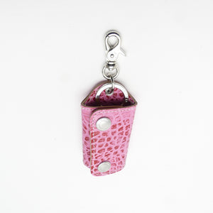 スマートキーホルダー クロコ型押し